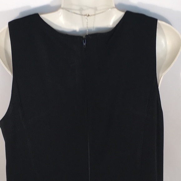 Perceptions Black Dress Scoop Neck Womens Size 10 - Picture 4 of 8